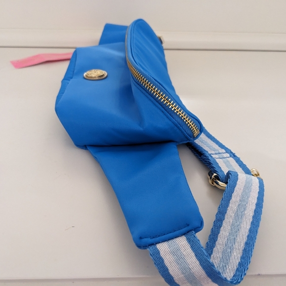 NWT! Lilly Pulitzer Torrey Belt Bag In Lunar Blue - Picture 3 of 14